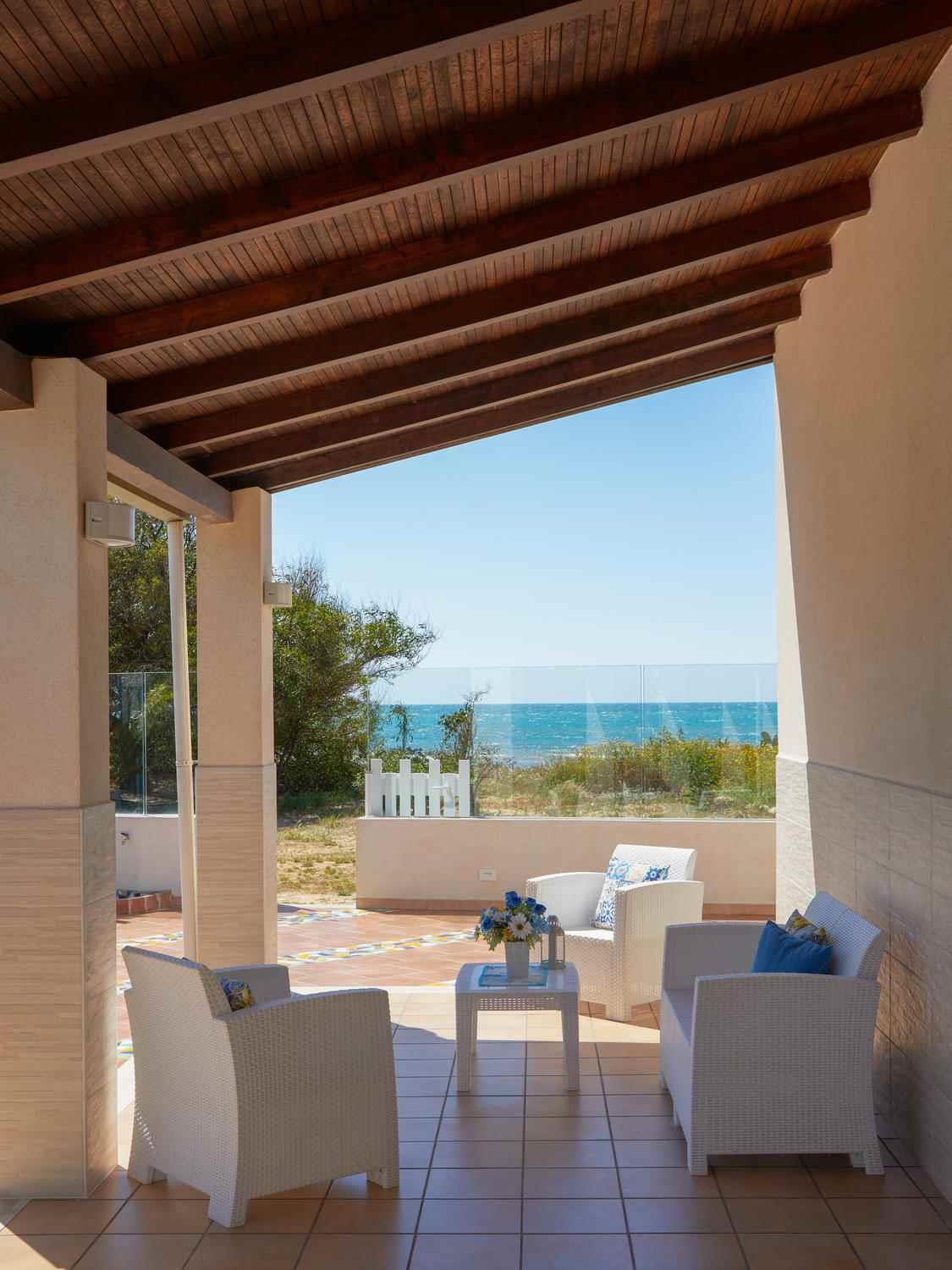  Villa Giofra direttamente in spiaggia Pozzallo Sicilia